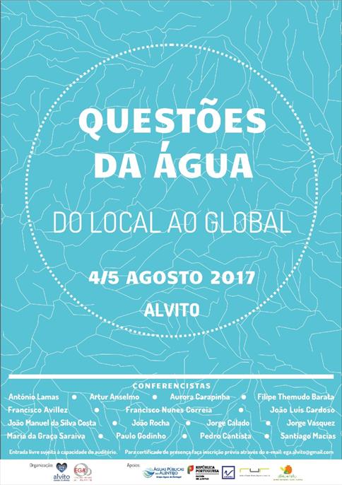 Conferência QUESTÕES DA ÁGUA - Do Local ao Global